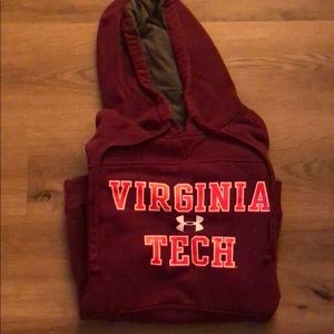 Virginia teach under armour hoodie